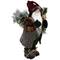16" Country Rustic Standing Santa Claus with Present